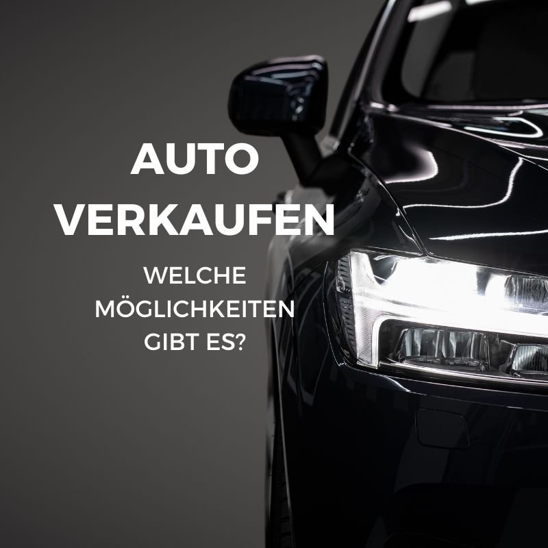 Auto verkaufen Möglichkeiten